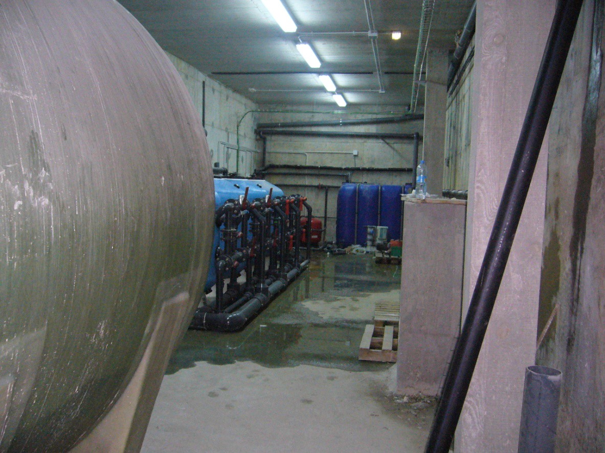 Instalación de sistema de filtración de piscina de actividades en piscinas municipales de Portugalete 2008